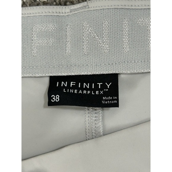 Infinity Men's Performance Shorts ~ Gray ~ Size 38 ~ Golf Activewear 8.5" Inseam - Picture 3 of 6